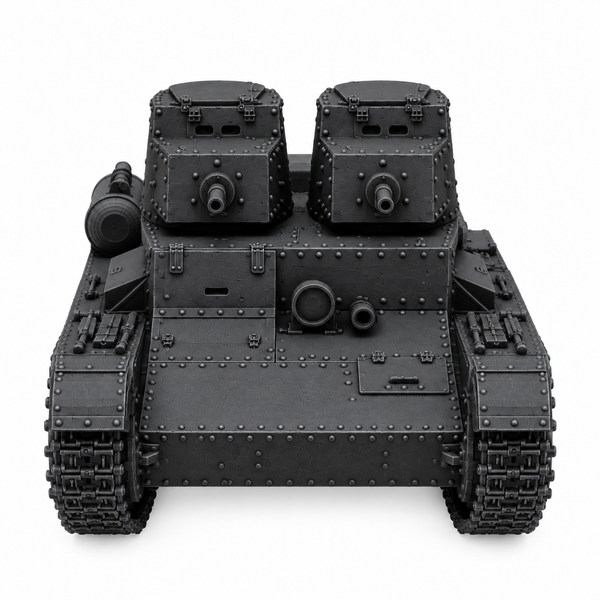 SSMODEL 1/72 1/144 T-26 mod1931 with TKhP-3 smoke device tank Model Kit TSS0060