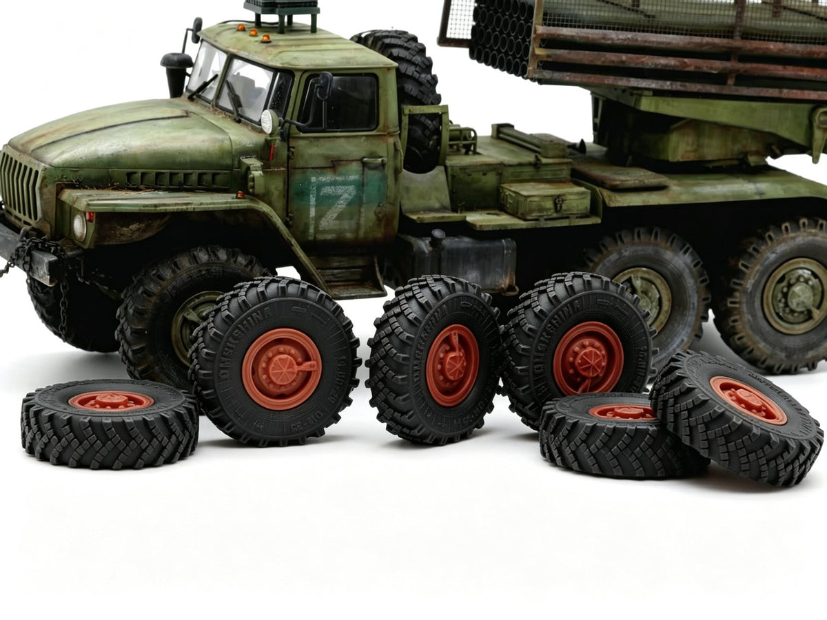 SSMODEL 1/35 MSS00097 Suitable for Ural – Gravity-cast resin tires — detail view 13