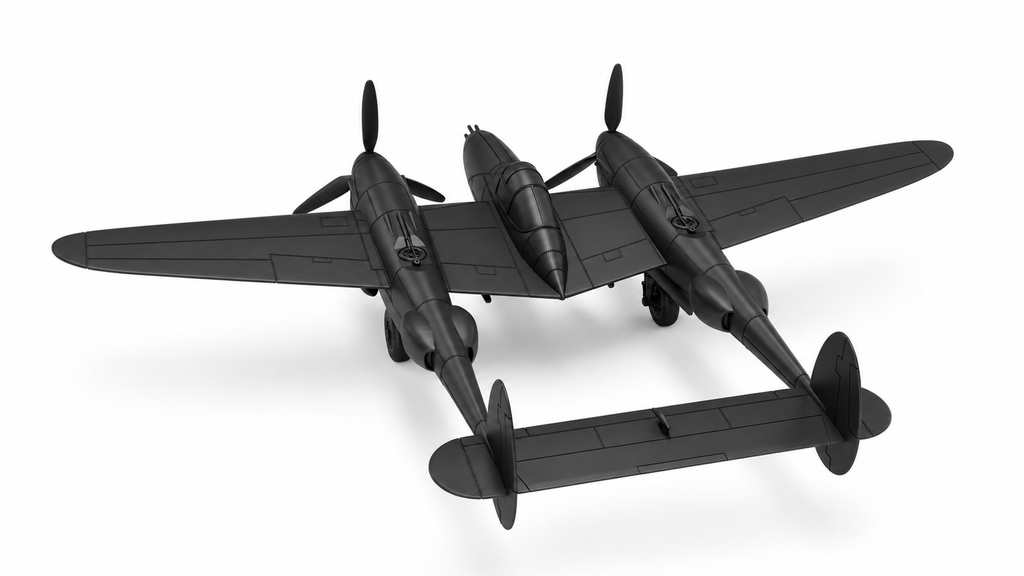 SSMODEL 1/72 1/144 Multi Scale Lockheed P-38L Lightning MODEL kit RSS0008