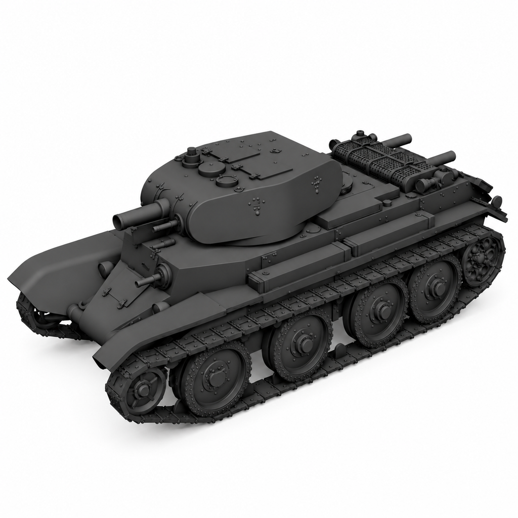 SSMODEL 1/72 1/144 Multi Scale BT7 prototype Soviet light tank Model Kit TSS0153