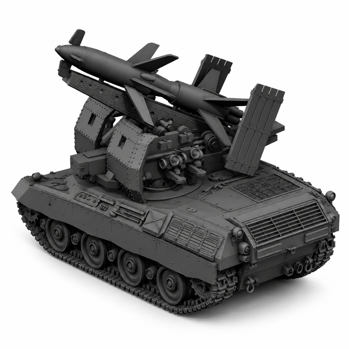 SSMODEL 1/72 1/144 Rheintochter Leopard German AA-missile MODEL kit TSS0327 — detail view 5