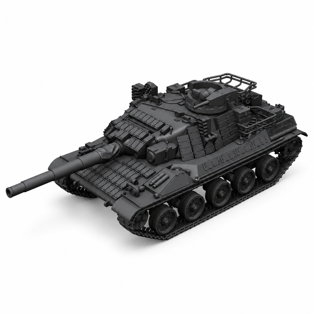 SSMODEL 1/72 1/144 Multi Scale AMX-30B2 Brenus French MBT Tank MODEL kit TSS0364