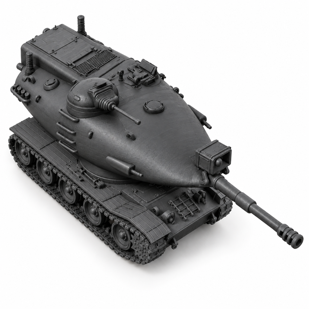 SSMODEL 1/72 1/144 TV-8 Second Stage US Nuclear War Tank MODEL kit TSS0478