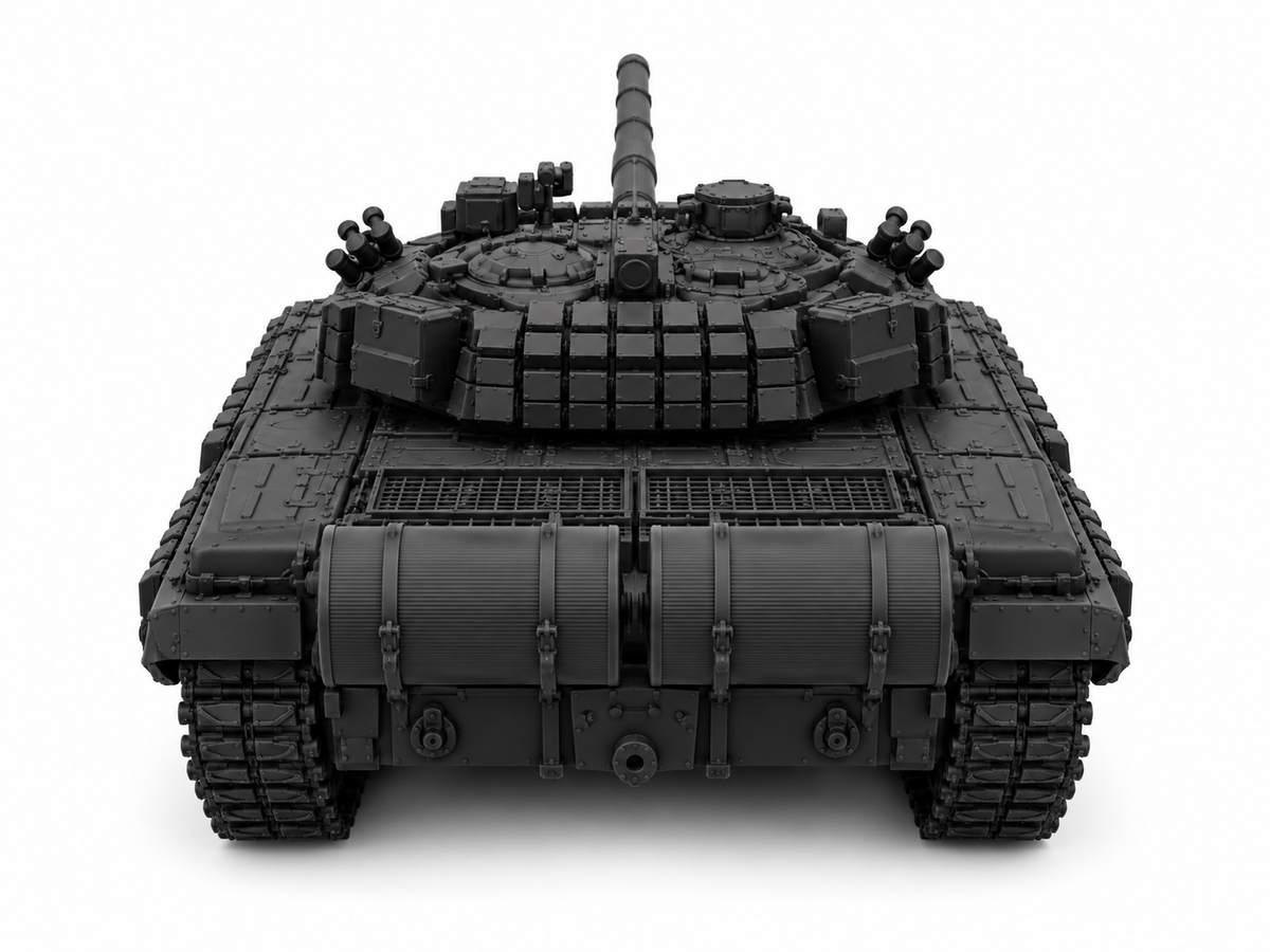 SSMODEL 1/72 1/144 Multi Scale T-72B Soviet tank Resin Model Kit TSS0298 — detail view 5