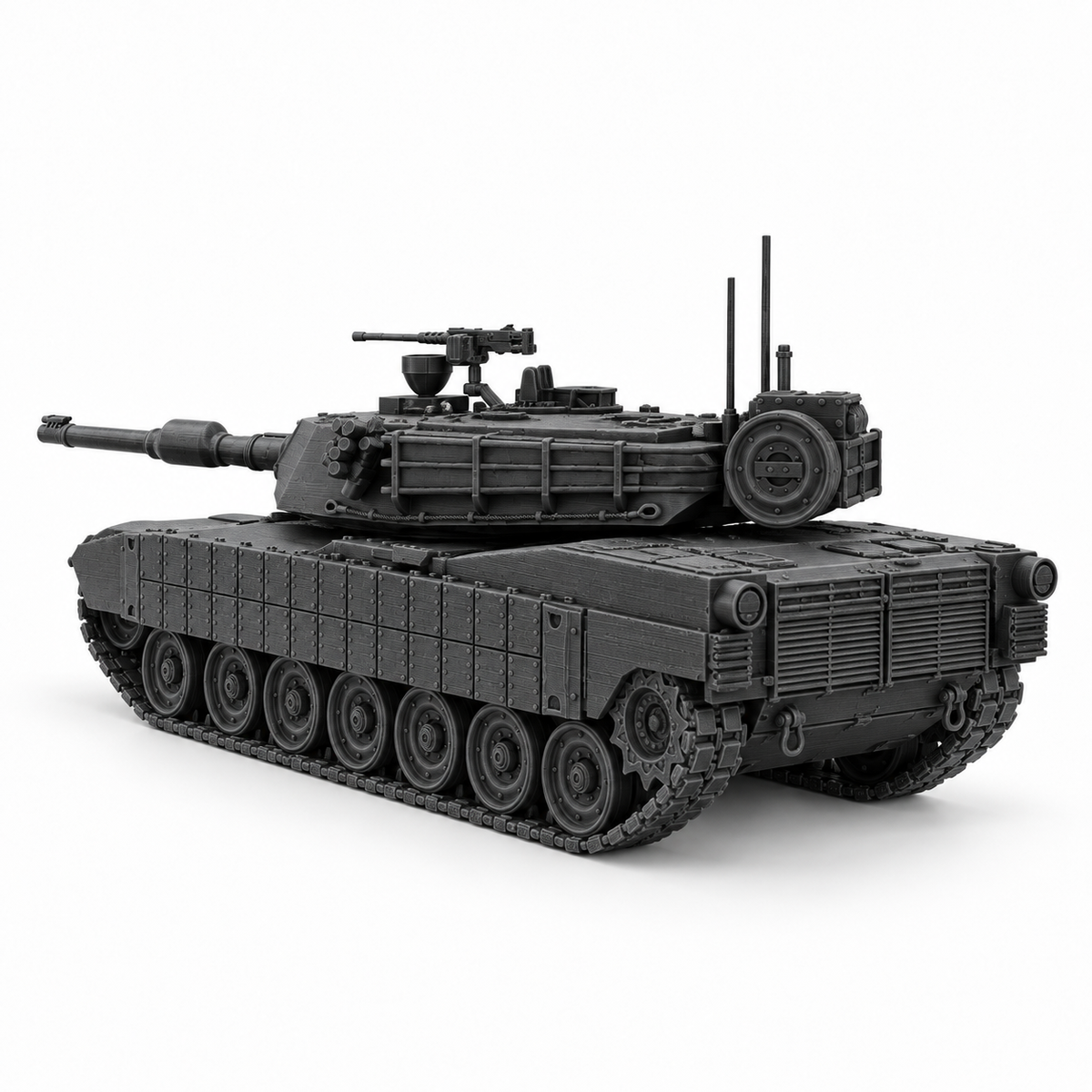 SSMODEL 1/72 1/144 Multi Scale M1A1 Abrams US Tank Resin Model Kit TSS0712 — detail view 4