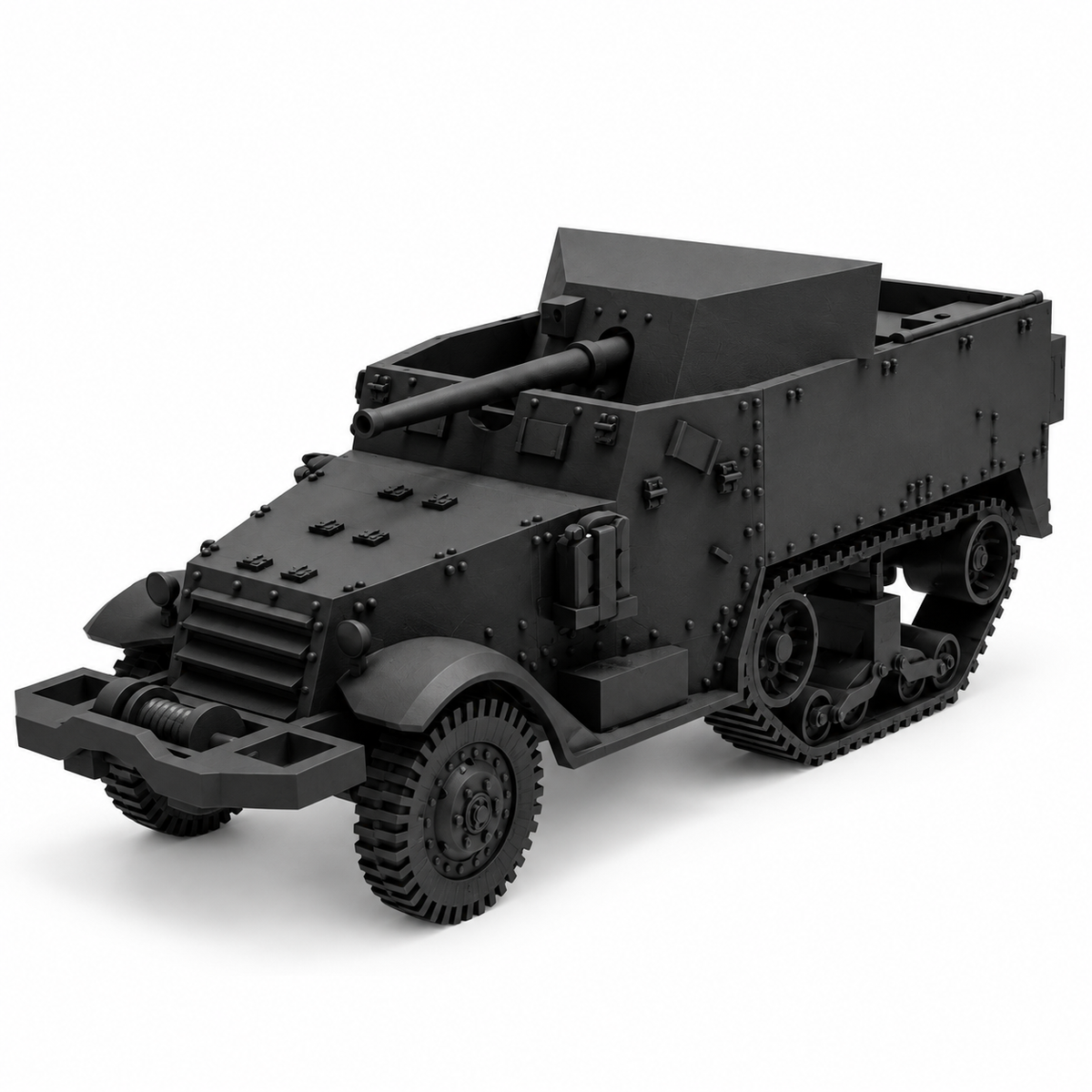 SSMODEL 1/72 1/144 Multi Scale T48 Gun Motor Carriage Su57 USA MODEL KIT TSS0979 — detail view 13