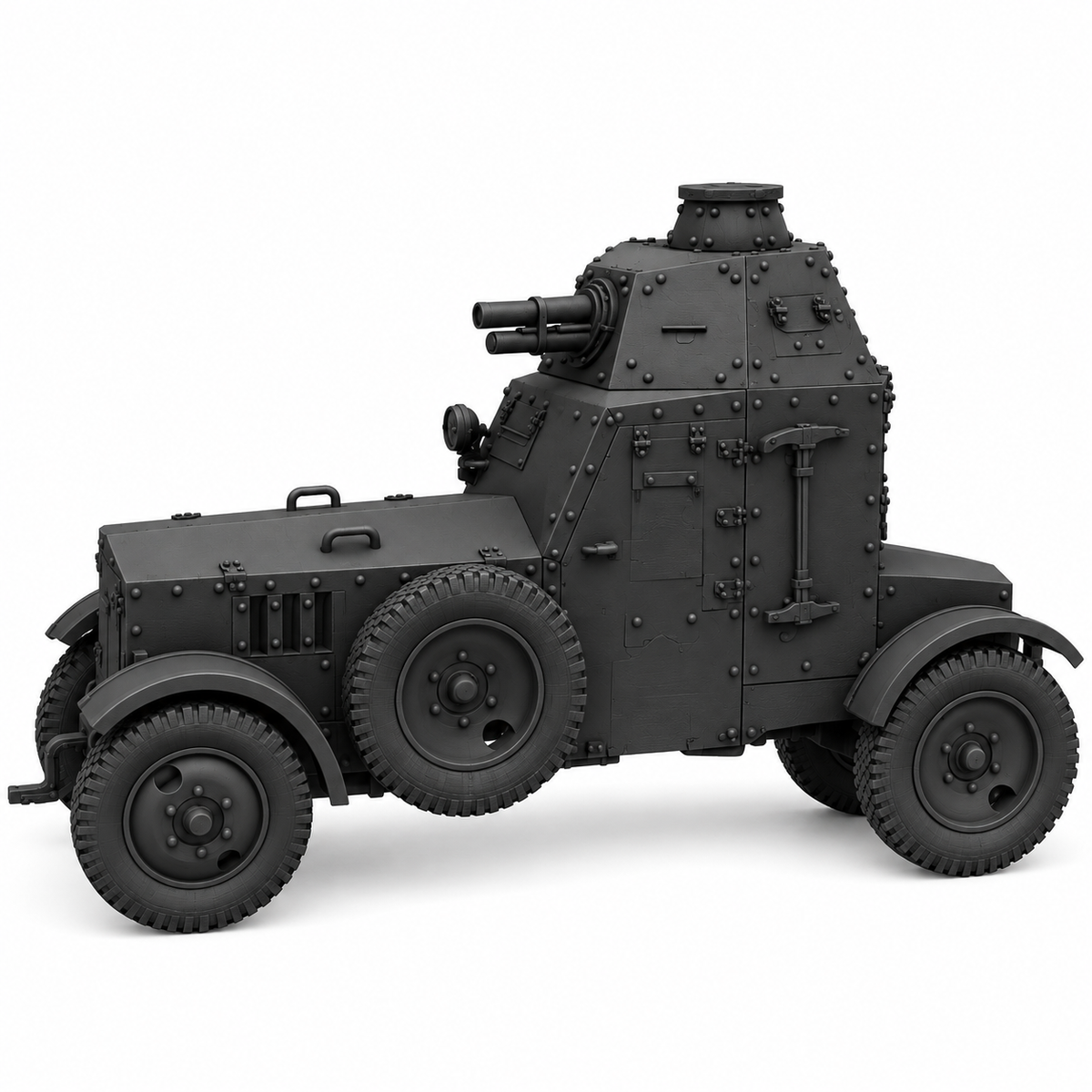 SSMODEL 1/72 1/144 Multi Scale Wz.34 Tank Resin Model Kit TSS0534 — detail view 4