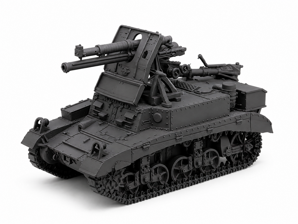 SSMODEL 1/72 1/144 Multi Scale Stuart M3 SPG 18pdr US WW2 Tank MODEL TSS1304