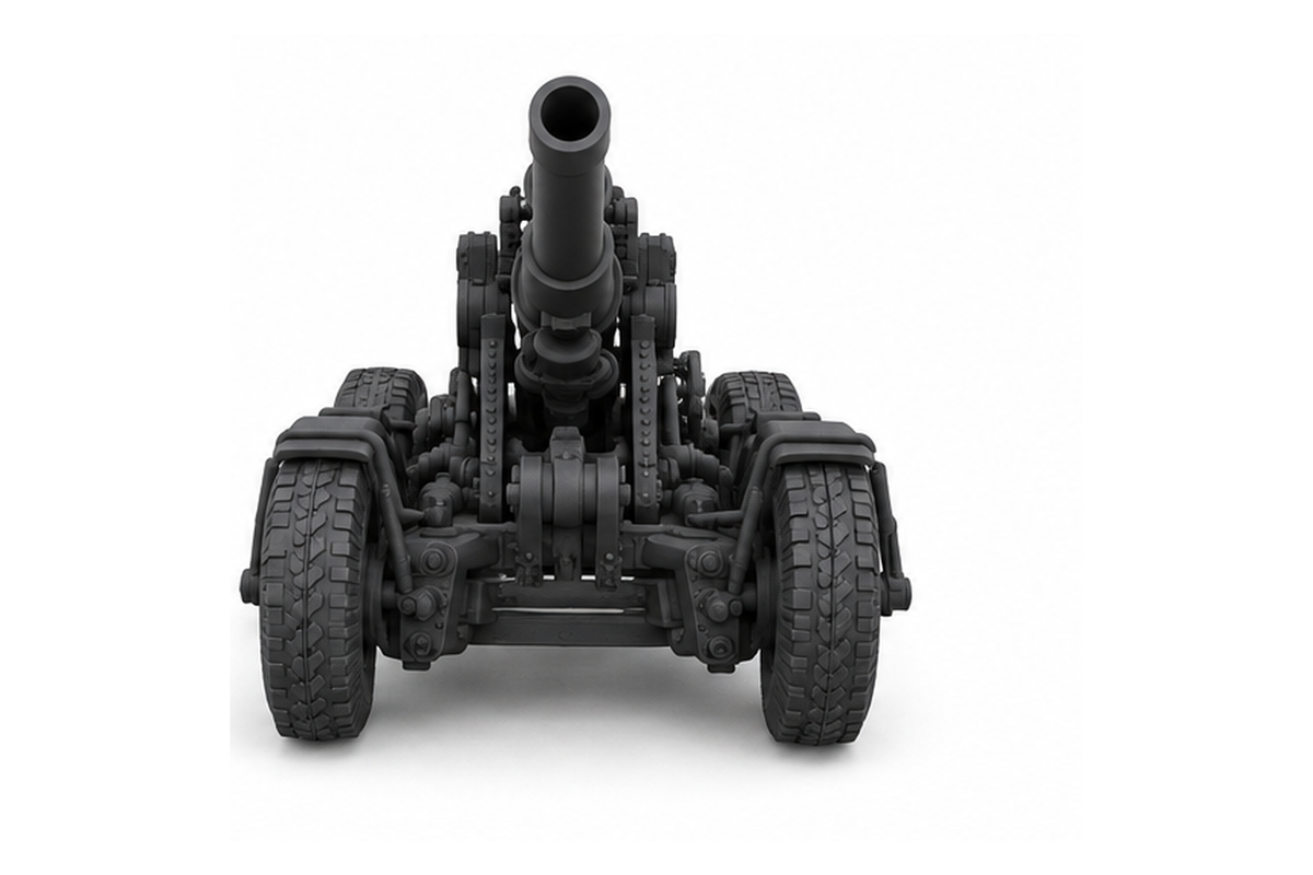 SSMODEL 1/72 1/144 Multi Scale 203mm B4M Howitzer Resin Model Kit TSS0295 — detail view 4
