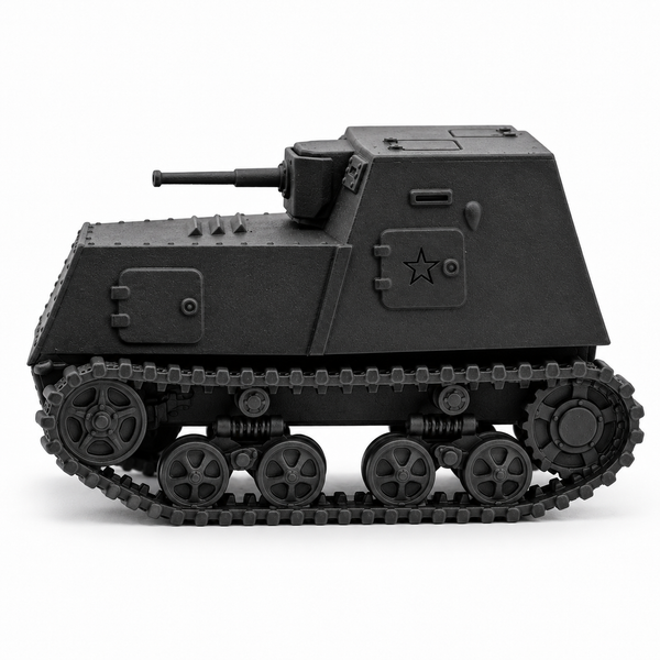 SSMODEL 1/72 1/144 WWII KhTZ-16 Tractor Tank Improvised Resin Model Kit TSS1253