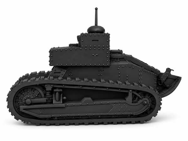 SSMODEL 1/72 1/144 Multi Scale Renault FT TSF France WW1 Tank MODEL kit TSS0624