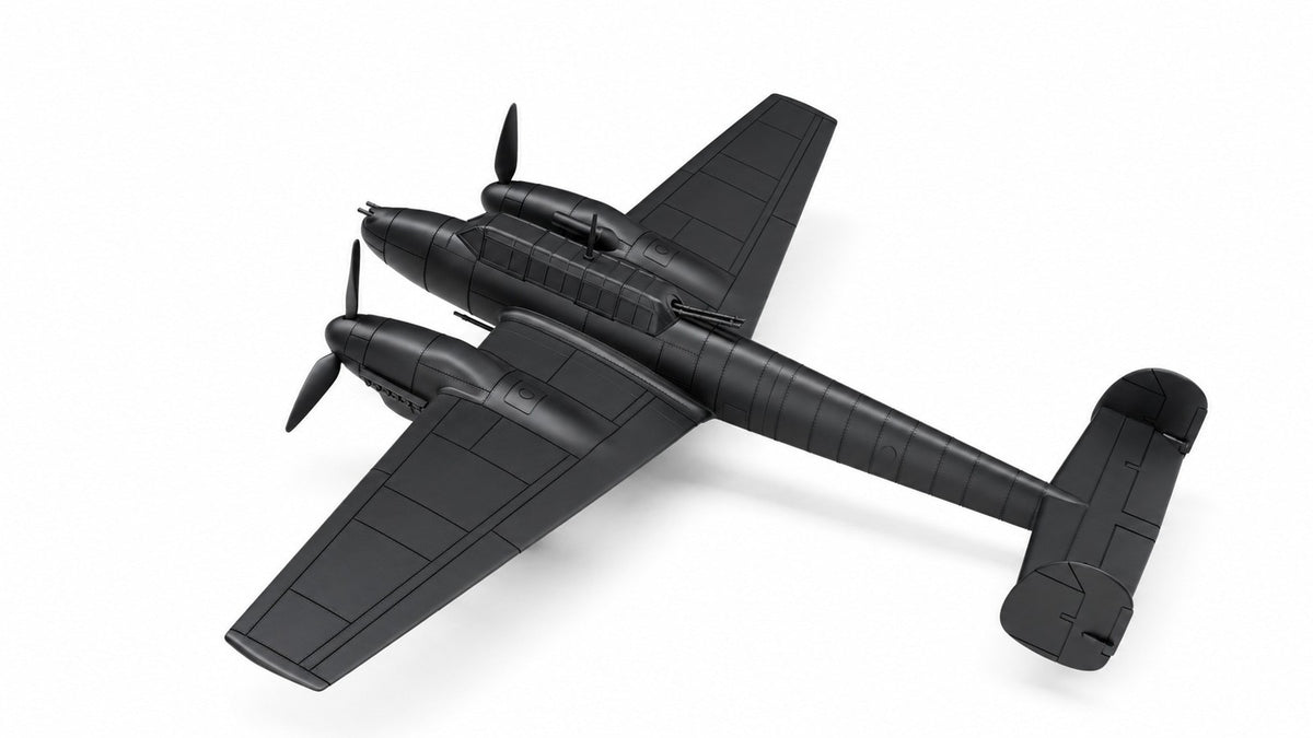 SSMODEL 1/72 Multi Scale Messerschmitt Bf 110 GGermany WW2 MODEL kit RSS0009 — detail view 2