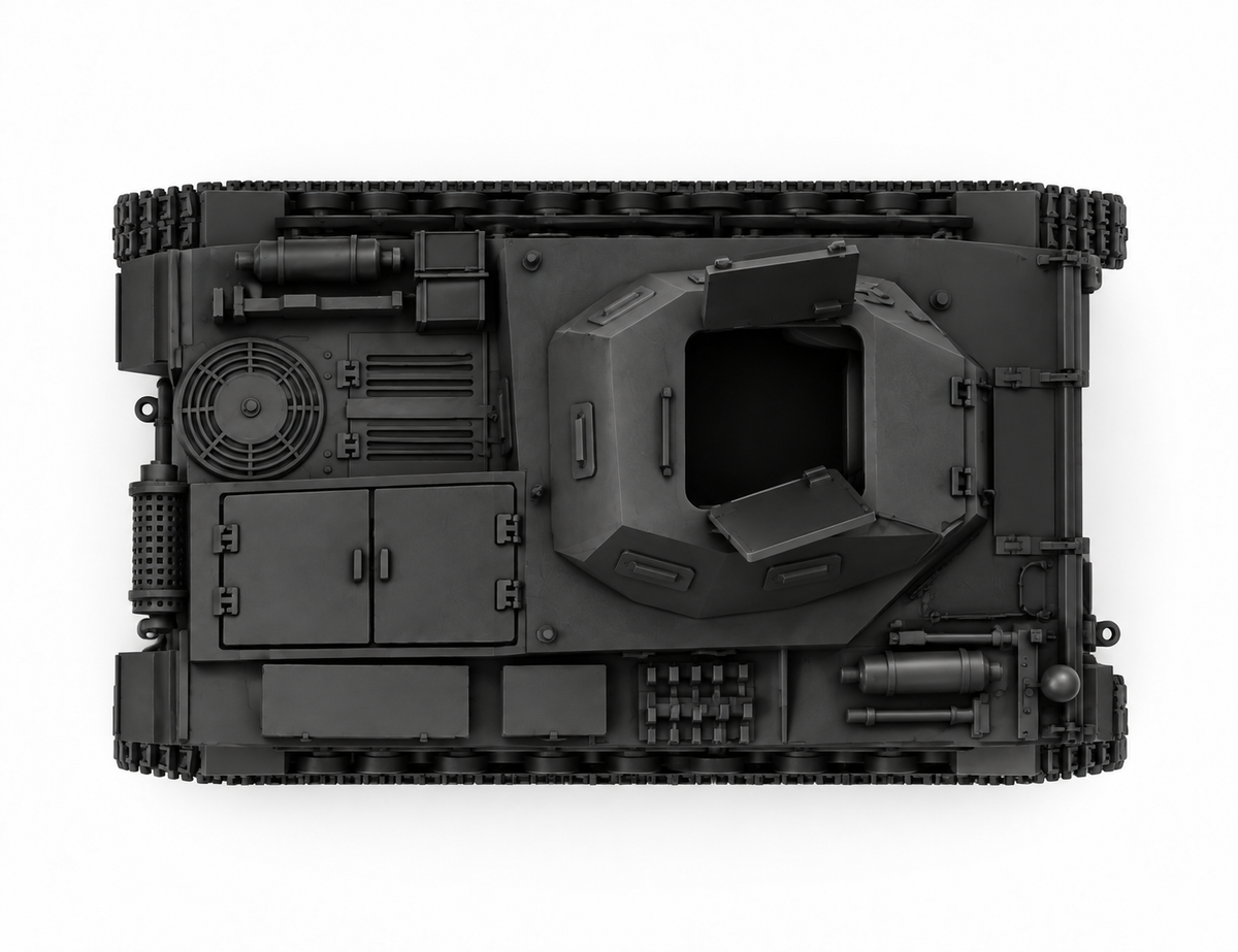 SSMODEL 1/72 1/144 Panzer II Ausf.A Sd.Kfz.121 Germany Tank MODEL kit TSS1160 — detail view 5