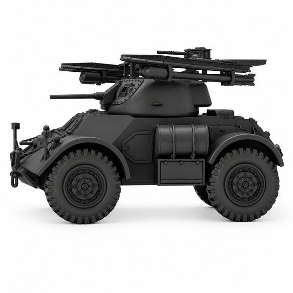 SSMODEL 1/72 1/144Multi Scale Staghound Tulip RL Armored Car UK US MODEL TSS1346