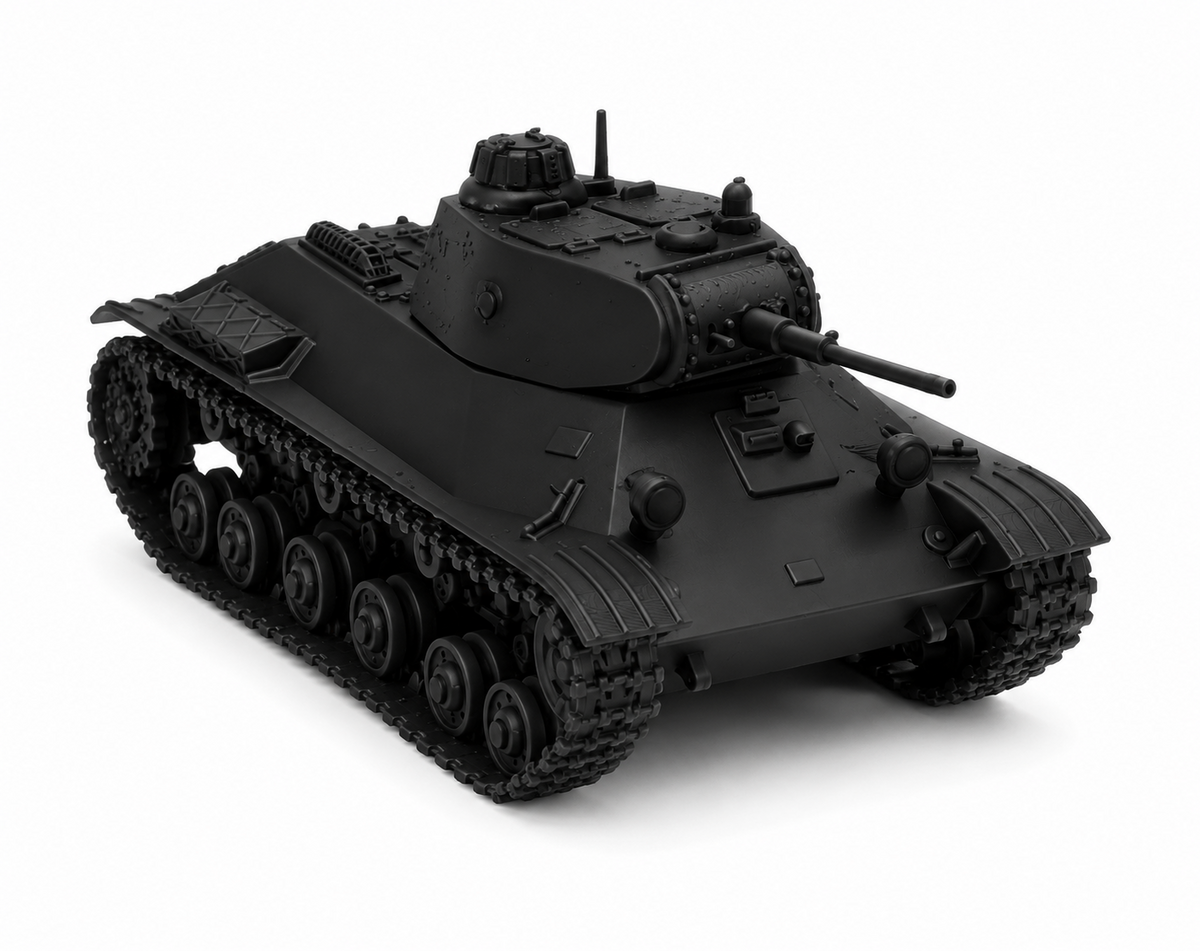 SSMODEL 1/72 1/144 Multi Scale T-50 Light Tank USSR WW2 Tank MODEL kit TSS1369 — detail view 5