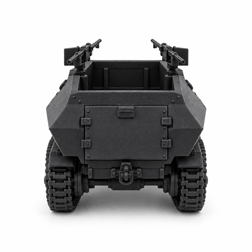 SSMODEL 1/72 1/144 Multi-Scale U304(f) German WWII Half-Track APC Model TSS1562