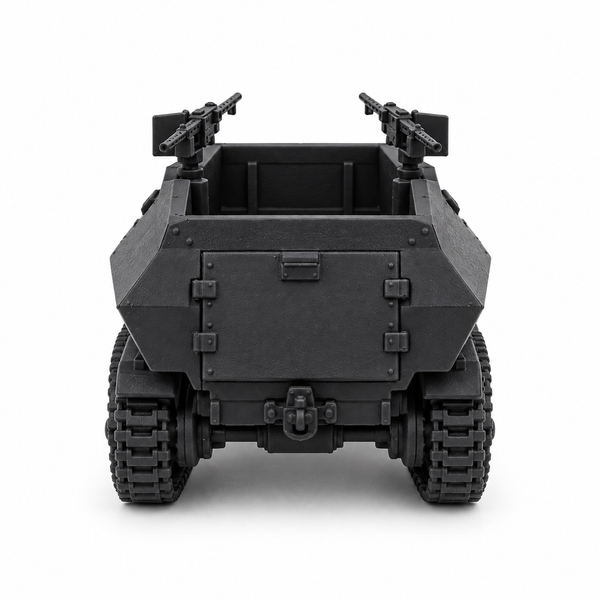 SSMODEL 1/72 1/144 Multi-Scale U304(f) German WWII Half-Track APC Model TSS1562