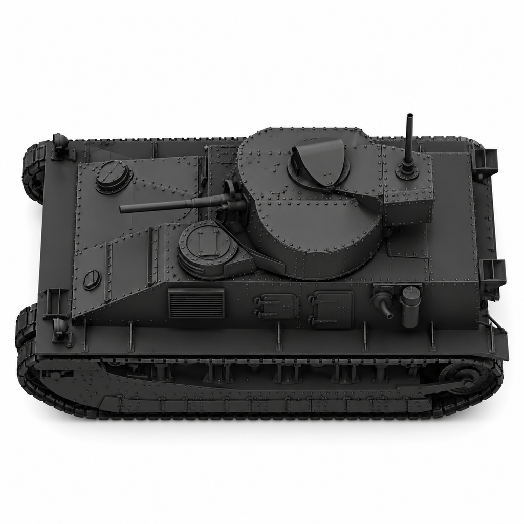 SSMODEL 1/72 1/144 Multi Scale Vickers Medium Tank Mk.II UK Resin MODEL TSS1403