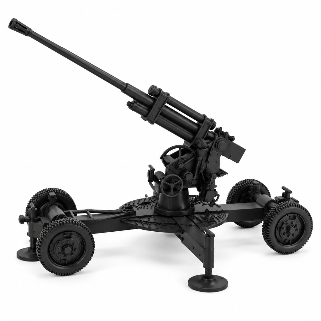 SSMODEL 1/72 1/144 Multi Scale 85mm K-52 heavy AA-gun USSR Resin MODEL TSS1443