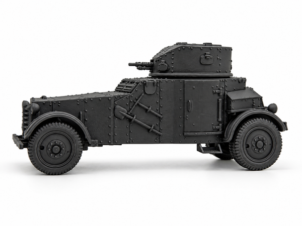 SSMODEL 1/72 1/144  WWII French AMD 50 Armoured Car Resin Model Kit TSS1221