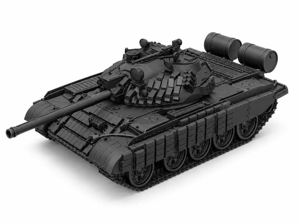 SSMODEL 1/72 1/144 Multi Scale T-55AMV Soviet tank Resin Model Kit TSS0286