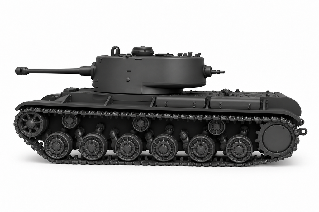 SSMODEL 1/72 1/144 Panzer KV-1B 756r KV-1 with 7.5cm KwK 40 MODEL kit TSS1327