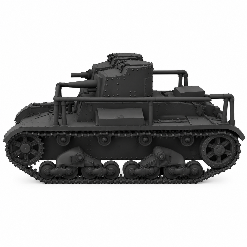 SSMODEL 1/72 1/144 Multi Scale T-26 mod1931 with radio tank Resin Model TSS0059