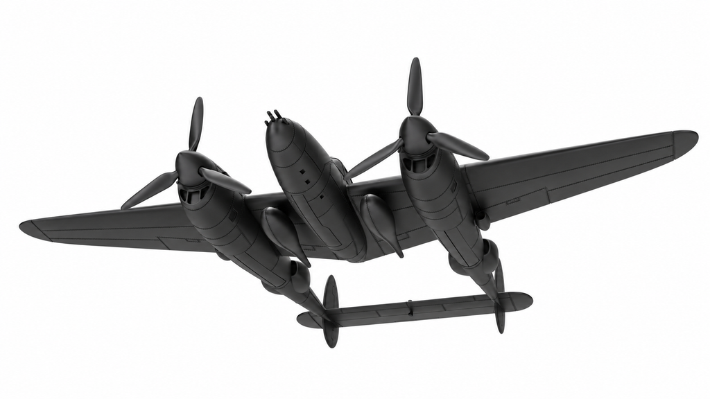 SSMODEL 1/72 1/144 Multi Scale Lockheed P-38L Lightning MODEL kit RSS0008