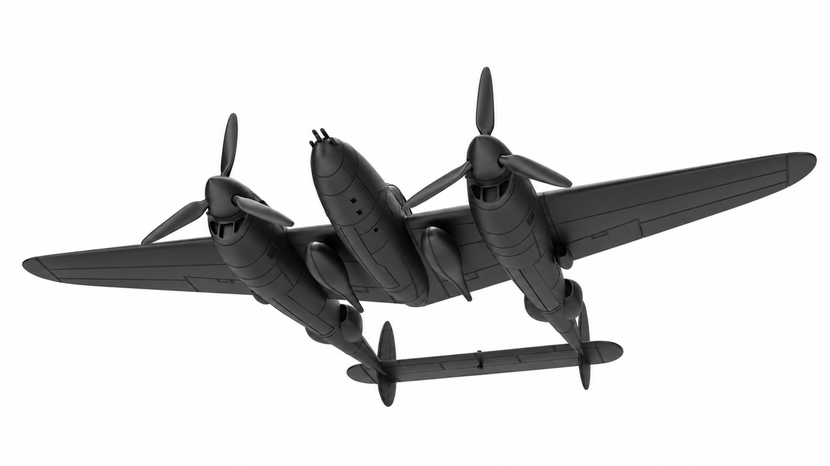 SSMODEL 1/72 1/144 Multi Scale Lockheed P-38L Lightning MODEL kit RSS0008 — detail view 2