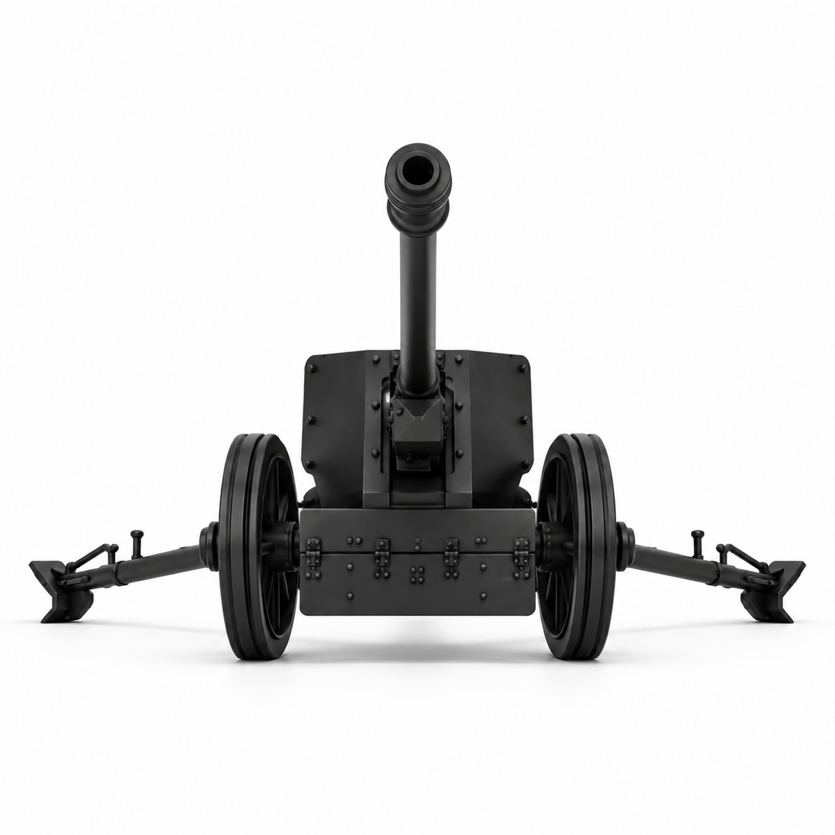 SSMODEL 1/72 1/144 Multi Scale Anti-tank 7.5cm PAK 40 Resin MODEL KIT TSS1409 — detail view 2