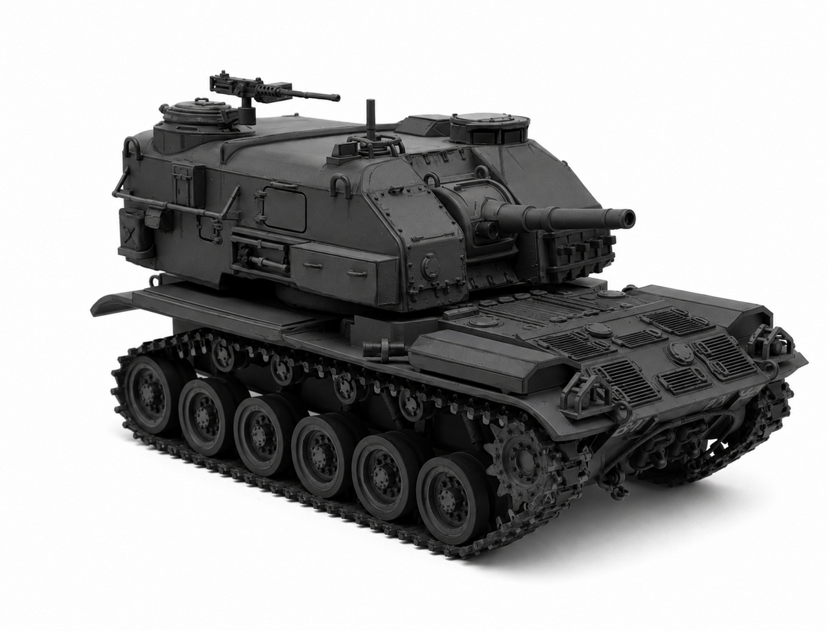 SSMODEL 1/72 1/144 M47 General Patton II US Cold war Tank MODEL kit TSS0671 — detail view 6