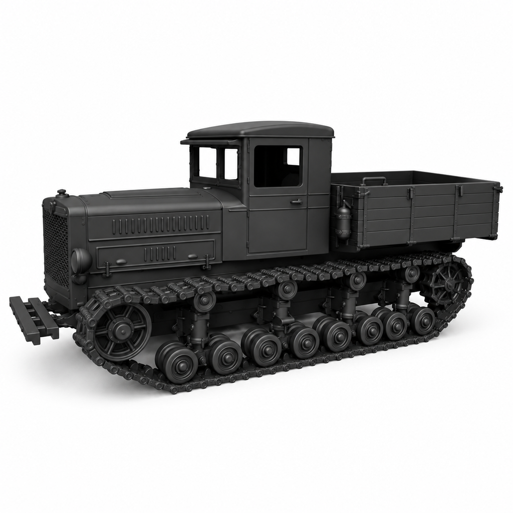 SSMODEL 1/72 1/144 Multi Scale Artillery Tractor USSR Resin MODEL KIT TSS1501