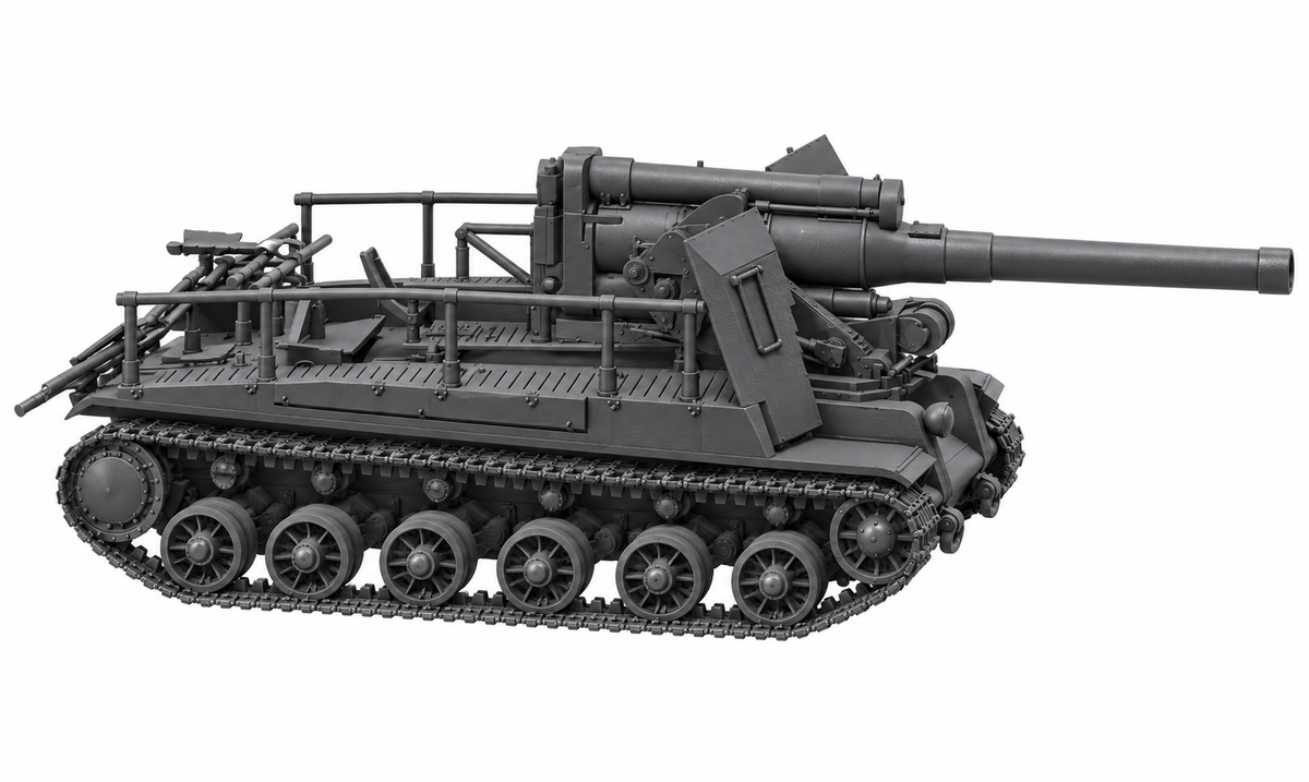 SSMODEL 1/72 1/144 Multi Scale S-51 Soviet experimental heavy tank MODEL TSS0115 — detail view 3