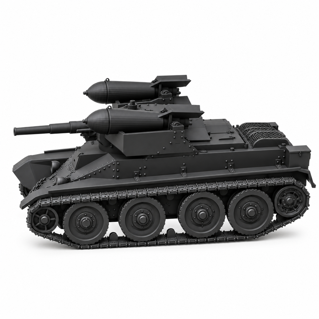 SSMODEL1/72 1/144 Multi Scale RBT-5 Tank Resin Model Kit TSS0573