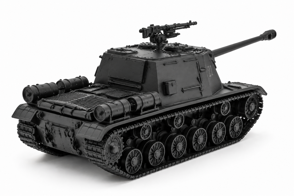 SSMODEL1/72 1/144 Multi Scale WWII Soviet ISU-122s Heavy SPG 122mm Model TSS1260