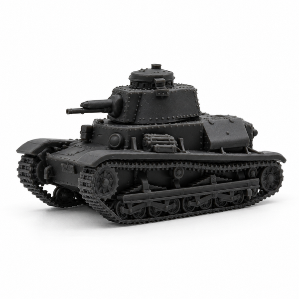 SSMODEL 1/72 1/144 Multi-Scale LT vz.34 Czech Light Tank WWII Model Kit TSS1281