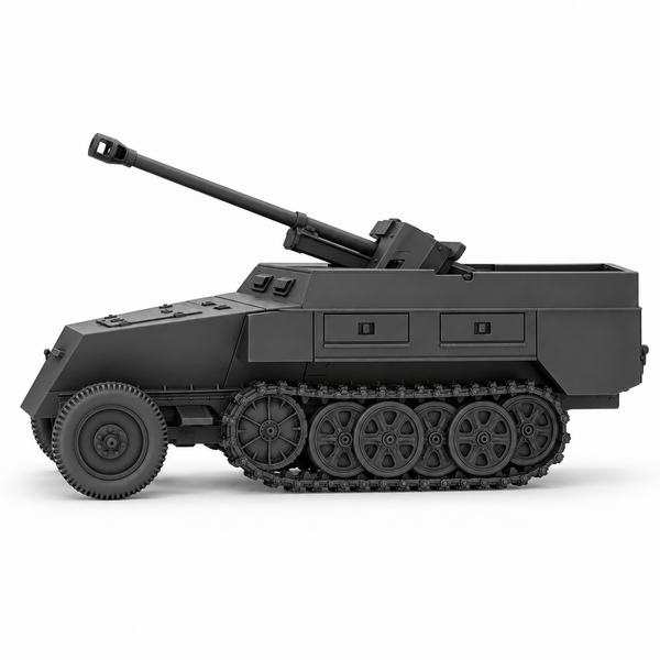 SSMODEL 1/72 1/144 Multi Scale Sd.Kfz.250 with 5cm PaK38 Resin Model Kit TSS0932