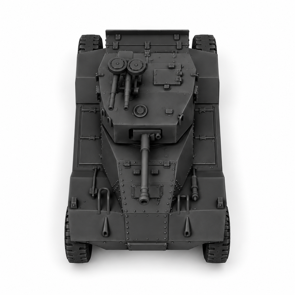 SSMODEL 1/72 1/144 Multi Scale AEC Mk.III Armoured Car Resin Model Kit TSS0754