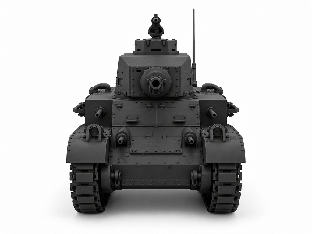 SSMODEL 1/72 1/144 Multi Scale Light Tank M2A4 US WW2 Tank MODEL kit TSS1301