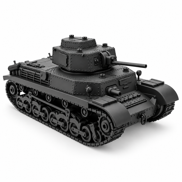 SSMODEL 1/72 1/144 Multi-Scale WWII Hungarian 40M Turan Tank Resin Model TSS0900