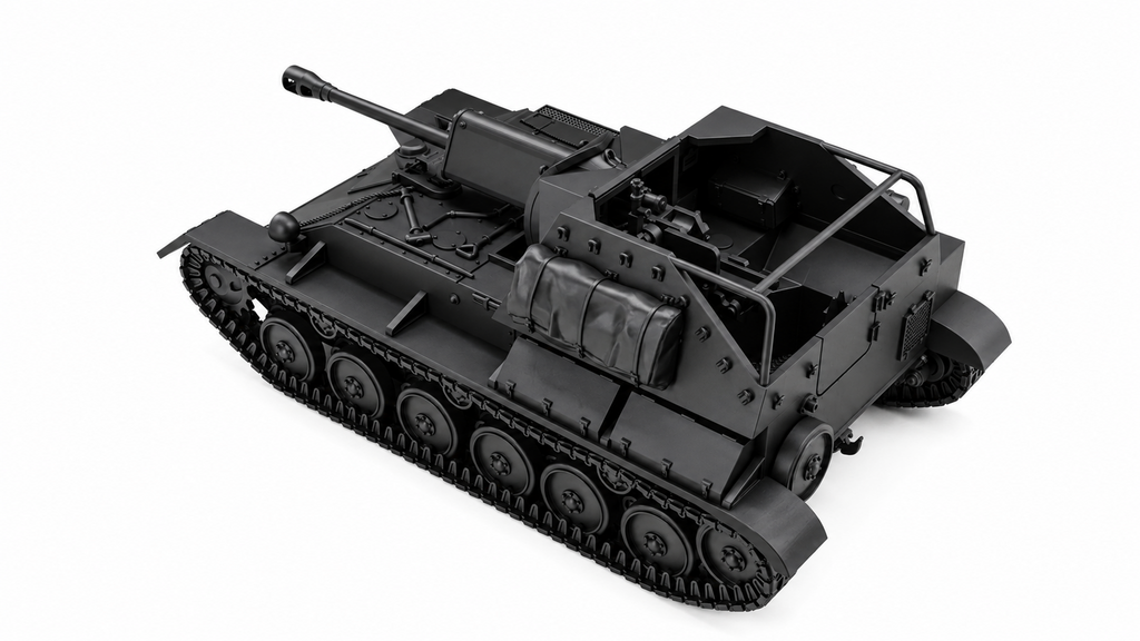 SSMODEL 1/72 1/144 Multi Scale SU-76m self-propelled gun Tank MODEL TSS1361