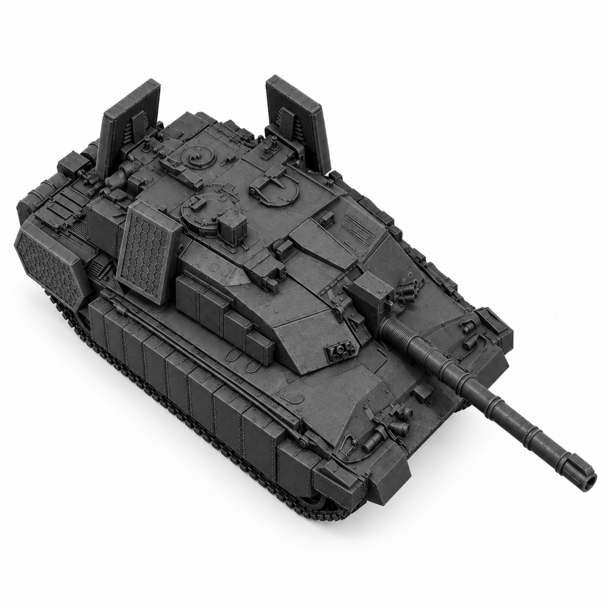 SSMODEL 1/72 1/144 Multi Scale Mirage Allies Fictional MBT Tank MODEL TSS0480 — detail view 4