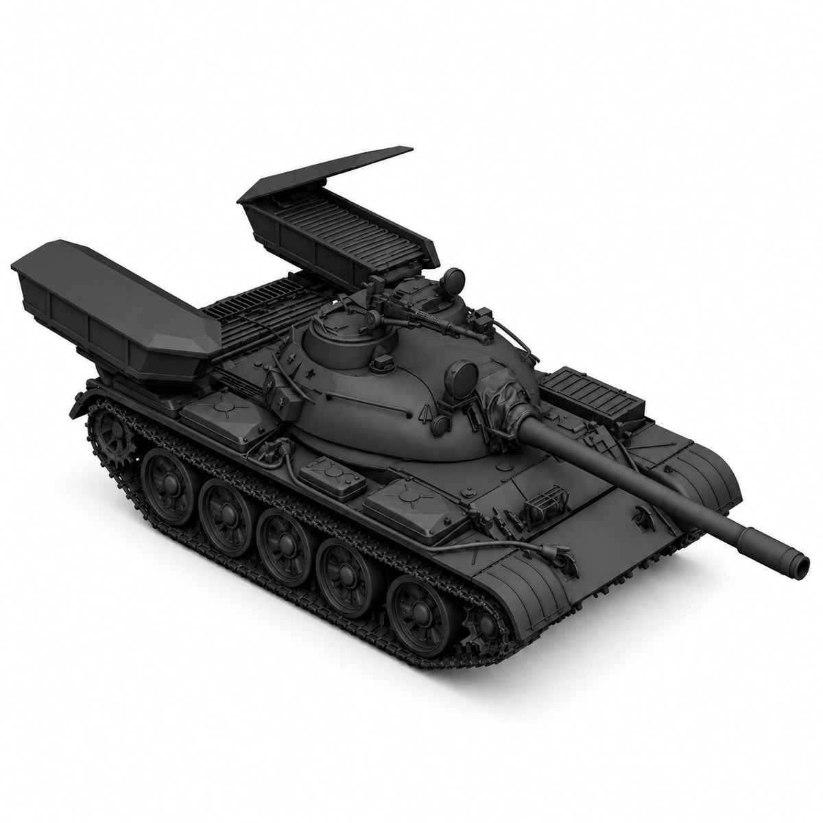 SSMODEL 1/72 1/144 Multi Scale  T-55 PW-LWD Polish Tank MODEL kit TSS0389 — detail view 5