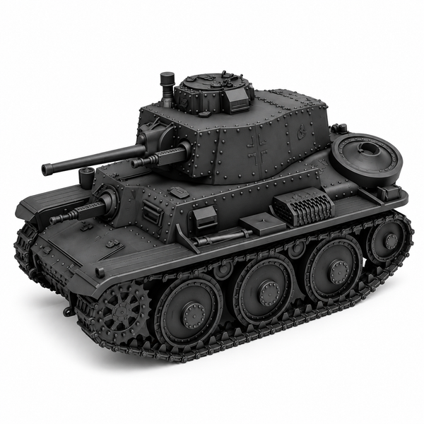 SSMODEL 1/72 1/144 Multi Scale Panzerkampfwagen 38tTank Resin MODEL kit TSS0556