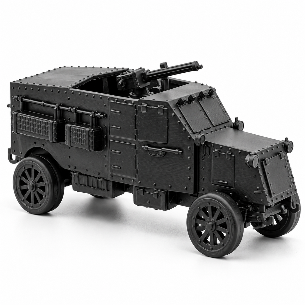 SSMODEL 1/72 1/144 Multi-Scale WW1 British Empire Armoured Car Model Kit TSS1202