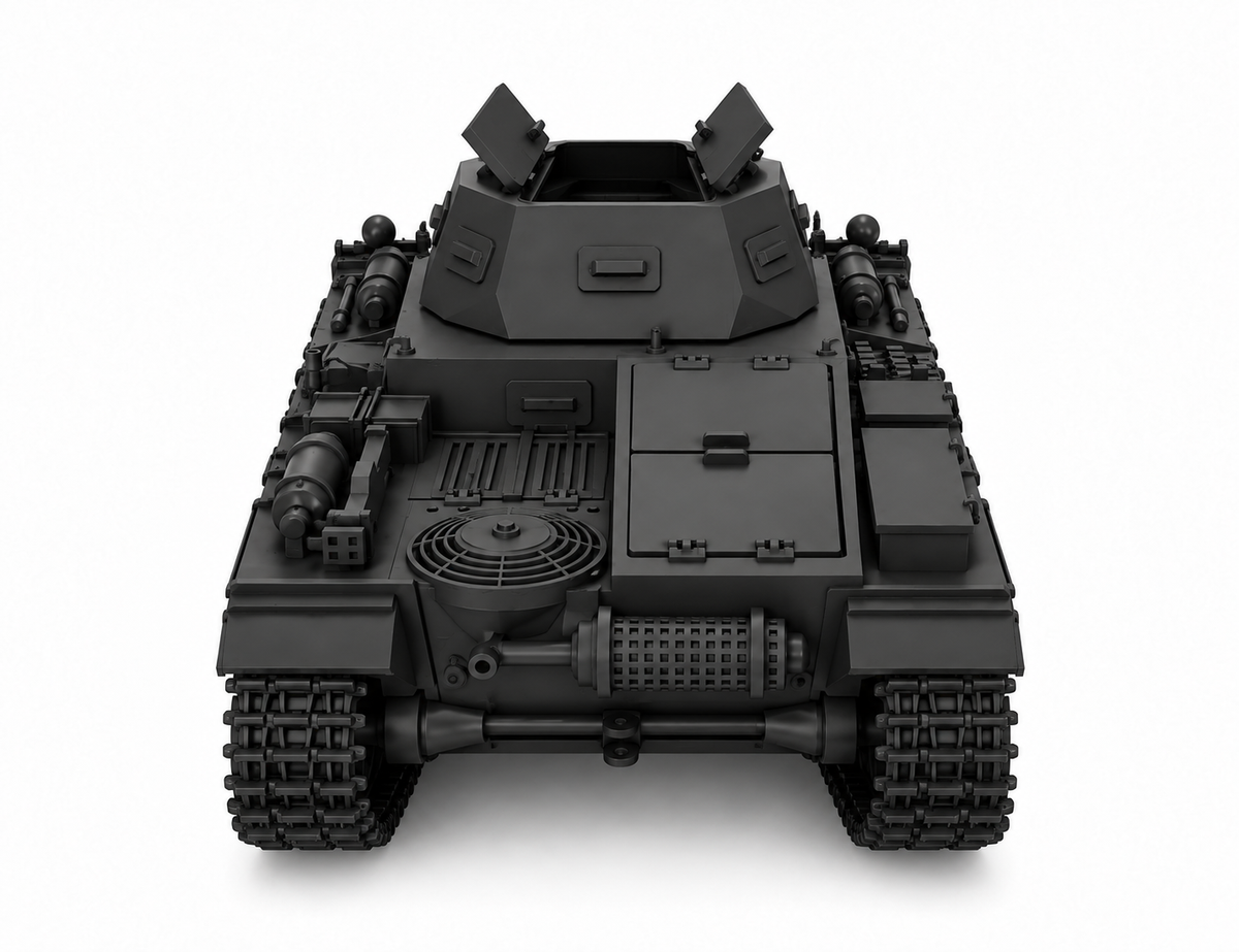 SSMODEL 1/72 1/144 Panzer II Ausf.A Sd.Kfz.121 Germany Tank MODEL kit TSS1160 — detail view 4