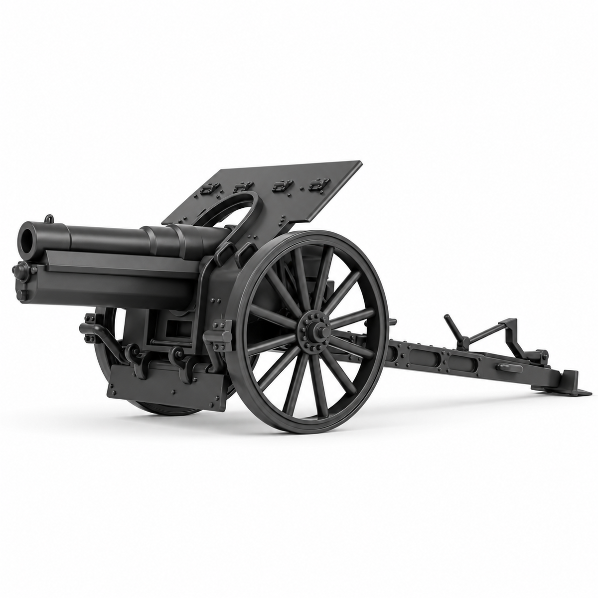 SSMODEL 1/72 1/144 Multi Scale 14/39 149mm Howitzer Resin MODEL KIT TSS1535 — detail view 8
