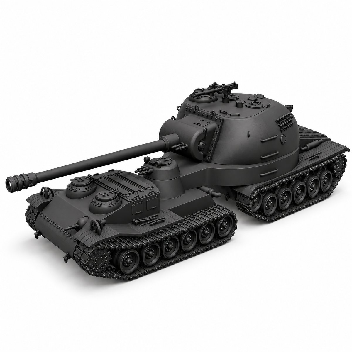 SSMODEL1/72 1/144 Multi-Scale Super Heavy Semi-trailer Tank MODEL KIT TSS1440224 — scale model kit