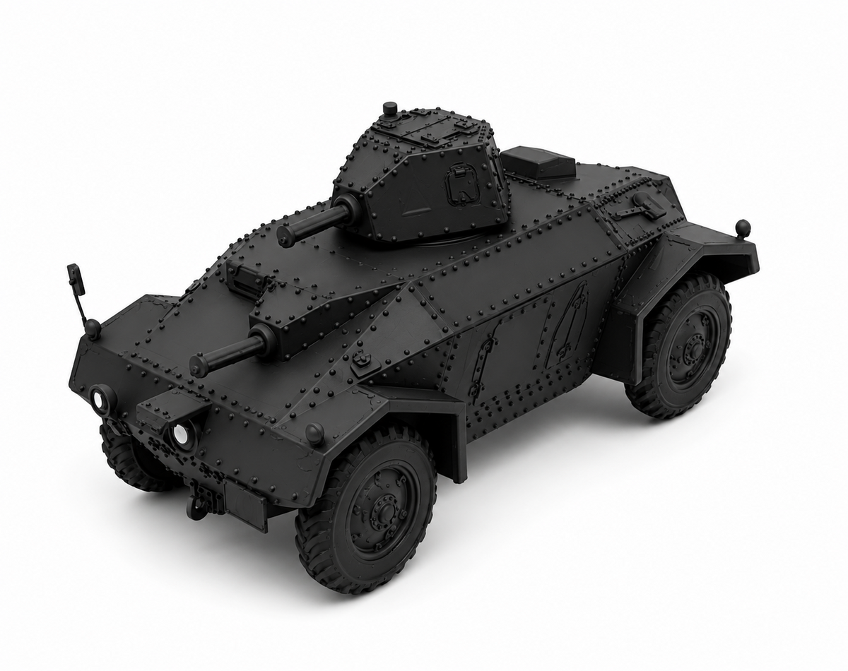 SSMODEL 1/72 1/144 Multi Scale Alvis Straussler AC3D Armored Tank MODEL TSS1178 — detail view 9