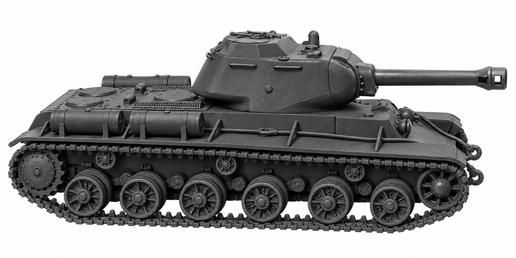 SSMODEL 1/72 1/144 Multi Scale KV-1s 122mm S-41 Howitzer Tank MODEL kit TSS0117